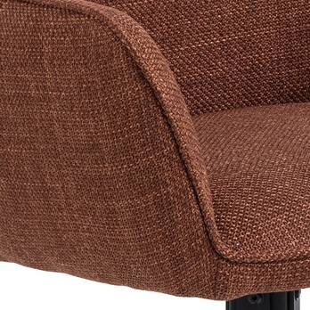 Jídelní židle GLENDA oranžová/černá 7