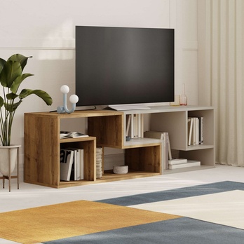 TV stolek GLIS šedá/borovice atlantic 1