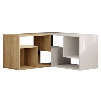 TV stolek GLIS dub/bílá 2