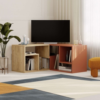 TV stolek GLIS dub/skořicová 3