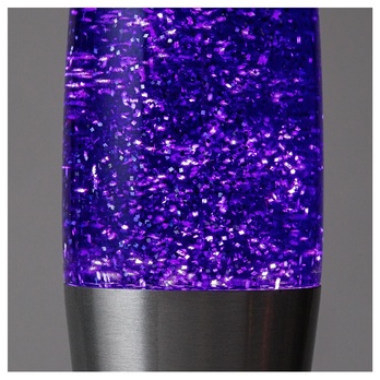 Lávová lampa GLITTER 2 fialová/stříbrná 3