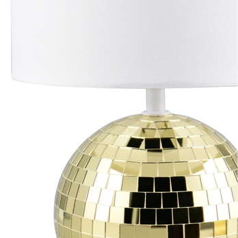 Stolní lampa GLITZA bílá/zlatá 1