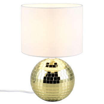 Stolní lampa GLITZA bílá/zlatá 2