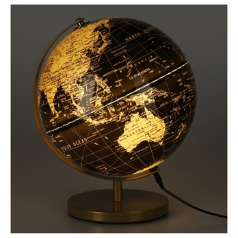 Stolní lampa GLOBUS černá/zlatá 1