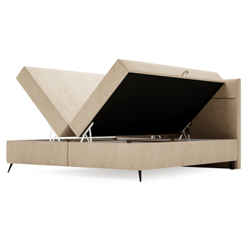 Postel s matrací GLORIANA béžová, 180x200 cm 2