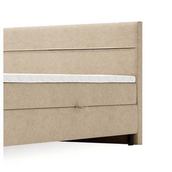 Postel s matrací GLORIANA béžová, 180x200 cm 6