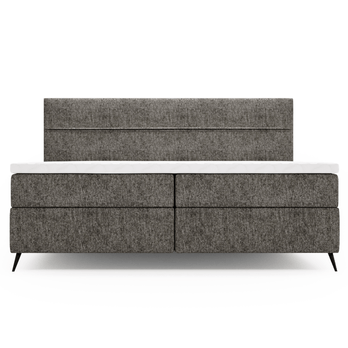 Postel s matrací GLORIANA tmavě šedá, 180x200 cm 3