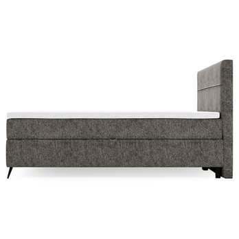 Postel s matrací GLORIANA tmavě šedá, 180x200 cm 4