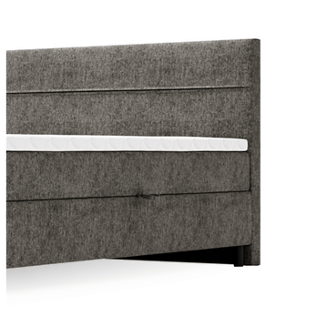 Postel s matrací GLORIANA tmavě šedá, 180x200 cm 6