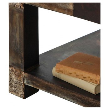 Konferenční stolek GOA mangovník/akácie, šířka 80 cm 3