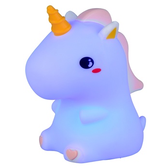 Stolní LED RGB lampa GOLDY bílá 3