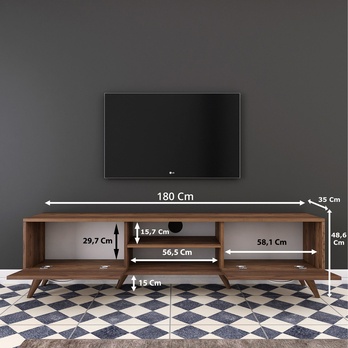 TV komoda GOO II ořech 9