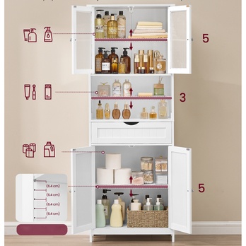 Koupelnová skříňka GORDES 20 bílá 3