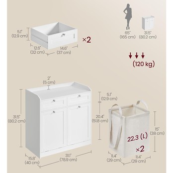 Koupelnová skříňka GORDES 4 bílá 5