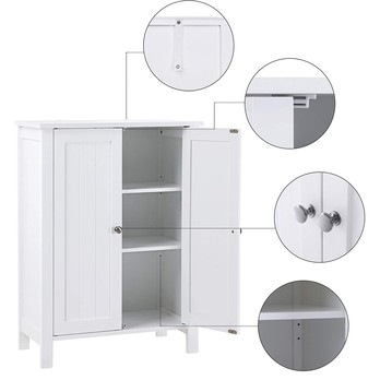 Koupelnová skříňka GORDES 8 bílá 4