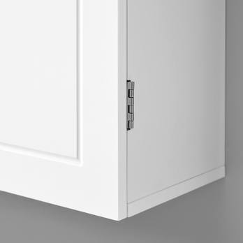 Závěsná koupelnová skříňka GORDES bílá 4