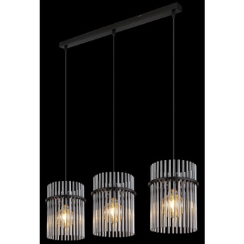 Závěsné svítidlo GORLEY černá, šířka 80 cm 2