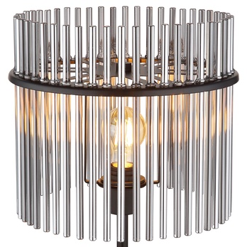 Stolní lampa GORLEY černá/šedá 2