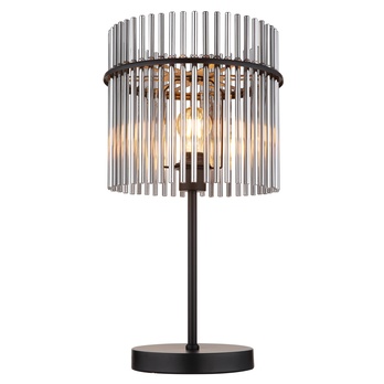Stolní lampa GORLEY černá/šedá 4