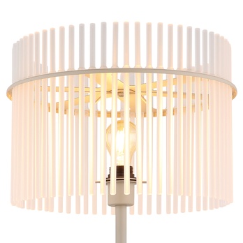 Stojací lampa GORLEY písková/průhledná 2