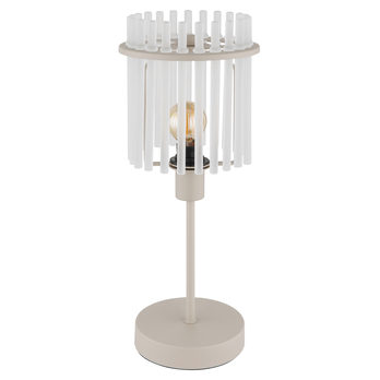 Stolní lampa GORLEY písková/průhledná 3