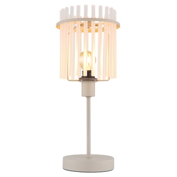 Stolní lampa GORLEY písková/průhledná 4