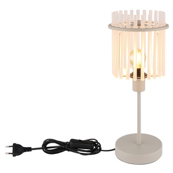 Stolní lampa GORLEY písková/průhledná 5