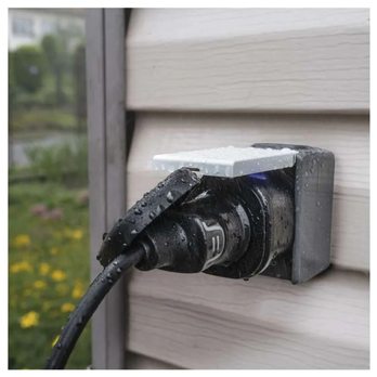 Venkovní zásuvka GOSMART P5552 černá 2