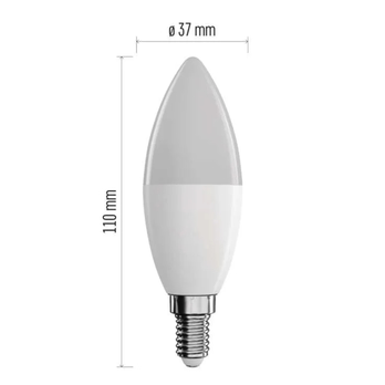 LED žárovka stmívatelná GOSMART ZQW322R E14, 4,8W, vícebarevná + RGB 5