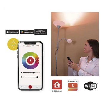 Smart LED žárovka stmívatelná GOSMART ZQW514R E27, 9W, vícebarevná + RGB 1