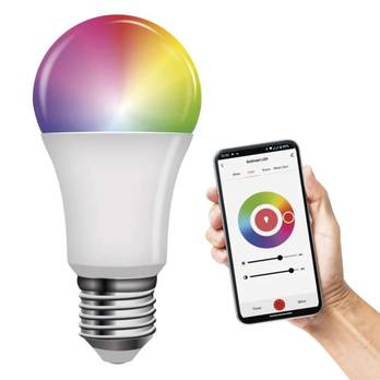 Smart LED žárovka stmívatelná GOSMART ZQW515R E27, 11W, vícebarevná + RGB 3