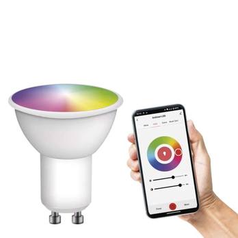 Smart LED žárovka stmívatelná GOSMART ZQW832R GU10, 4,8W, vícebarevná + RGB 2
