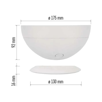 Stolní lampa GOSMART bílá 11