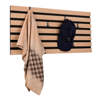 Předsíňový panel GRACE dub artisan/černá, šířka 80 cm 1