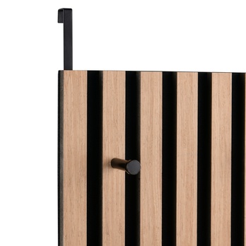 Předsíňový panel GRACE dub artisan/černá, šířka 30 cm 6