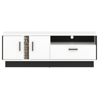 TV komoda GRACIA MR1 bílá/černá 3
