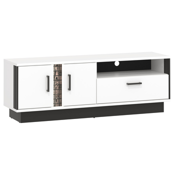 TV komoda GRACIA MR1 bílá/černá 4