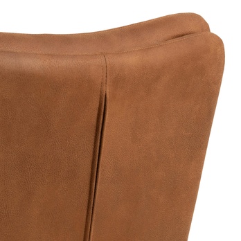 Jídelní židle GRAFTON koňaková/matná černá 6