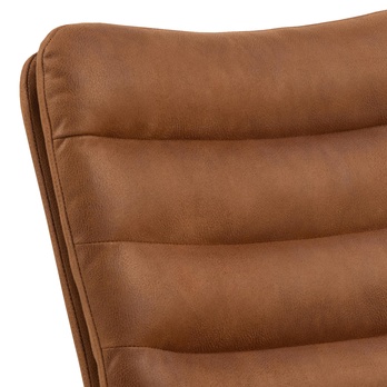 Jídelní židle GRAFTON koňaková/matná černá 7