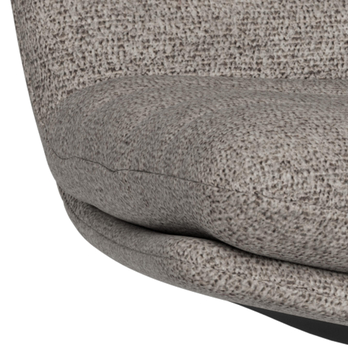 Jídelní židle GRAFTON světle šedá/matná černá 7