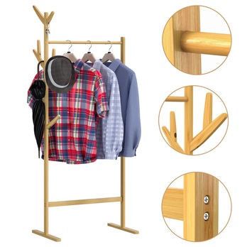 Stojan na šaty GREAT bambus 1