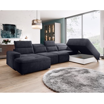 Sedací souprava GRENADA XL pravá, antracitová 2