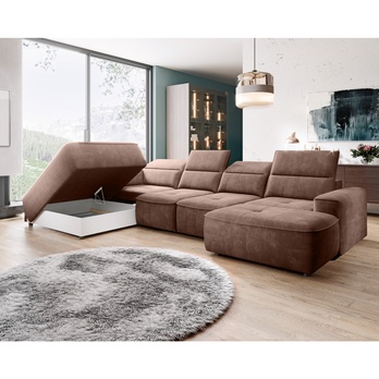Sedací souprava GRENADA XL levá, světle hnědá 2