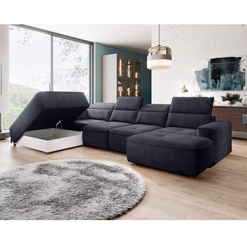 Sedací souprava GRENADA XL levá, antracitová 2