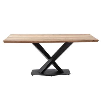 Jídelní stůl GRENOBLE dub/černá, šířka desky 180 cm 2
