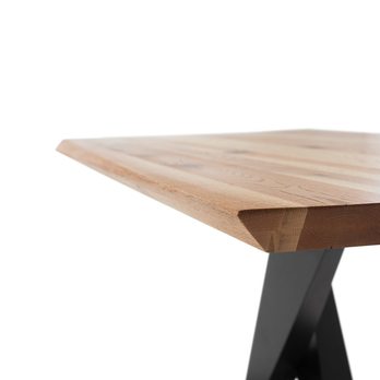 Jídelní stůl GRENOBLE dub/černá, šířka desky 180 cm 6