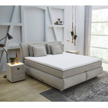 Postel boxspring GRETA béžová 1