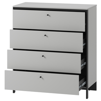 Komoda GRIS GS-03 šedá/černá 2