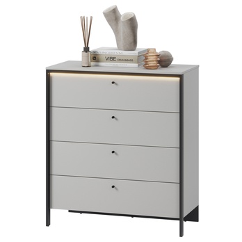 Komoda GRIS GS-03 šedá/černá 3