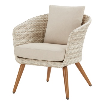 Zahradní set GRONINGEN teak/krémová 4